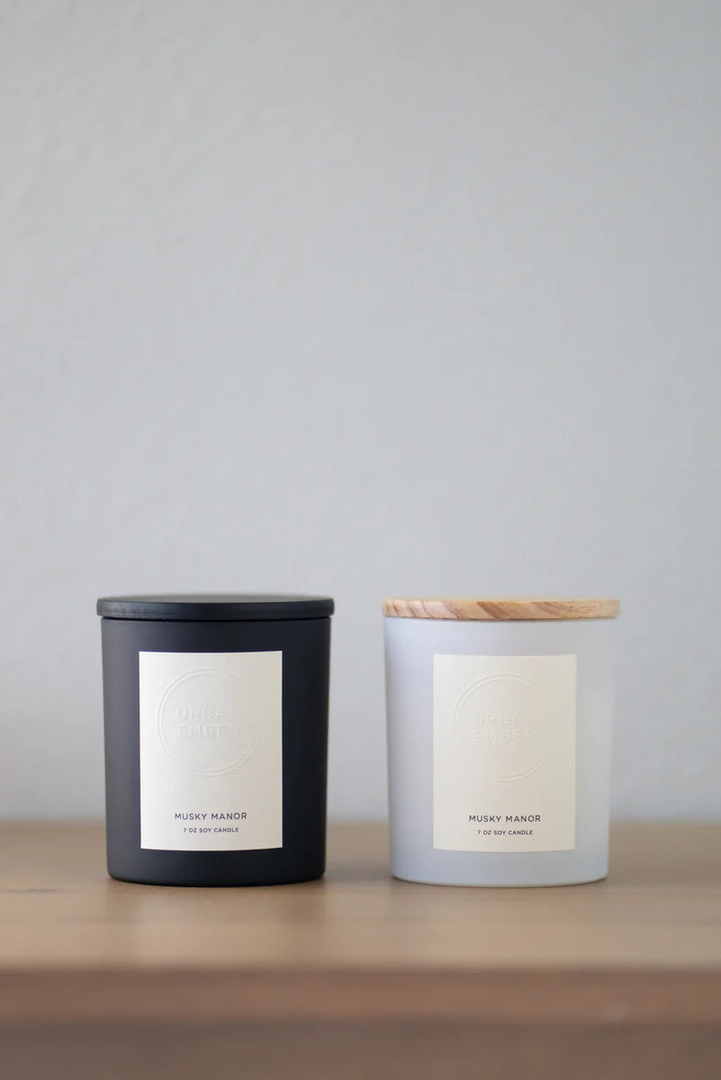 Musky Manor Soy Candle | Urban Ember