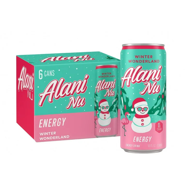 Alani Nu Winter Wonderland Energy Drink – Limited Edition, 12 fl oz 06-Pack | Walmart (US)