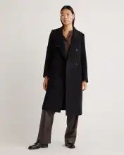 Italian Wool Double-Breasted Coat | Quince