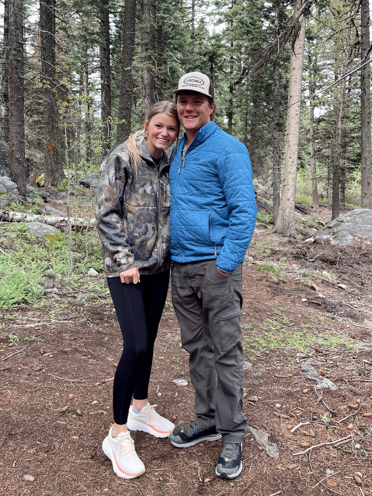 hiking outfit!! hokas are size 7 and sitka jacket is a traverse mens small - it’s my fav!! 

#LTKStyleTip #LTKSeasonal #LTKFindsUnder50