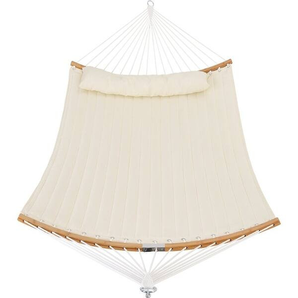 11 Ft. Padded Hammock with Folding Spreader Bar - White | Bed Bath & Beyond
