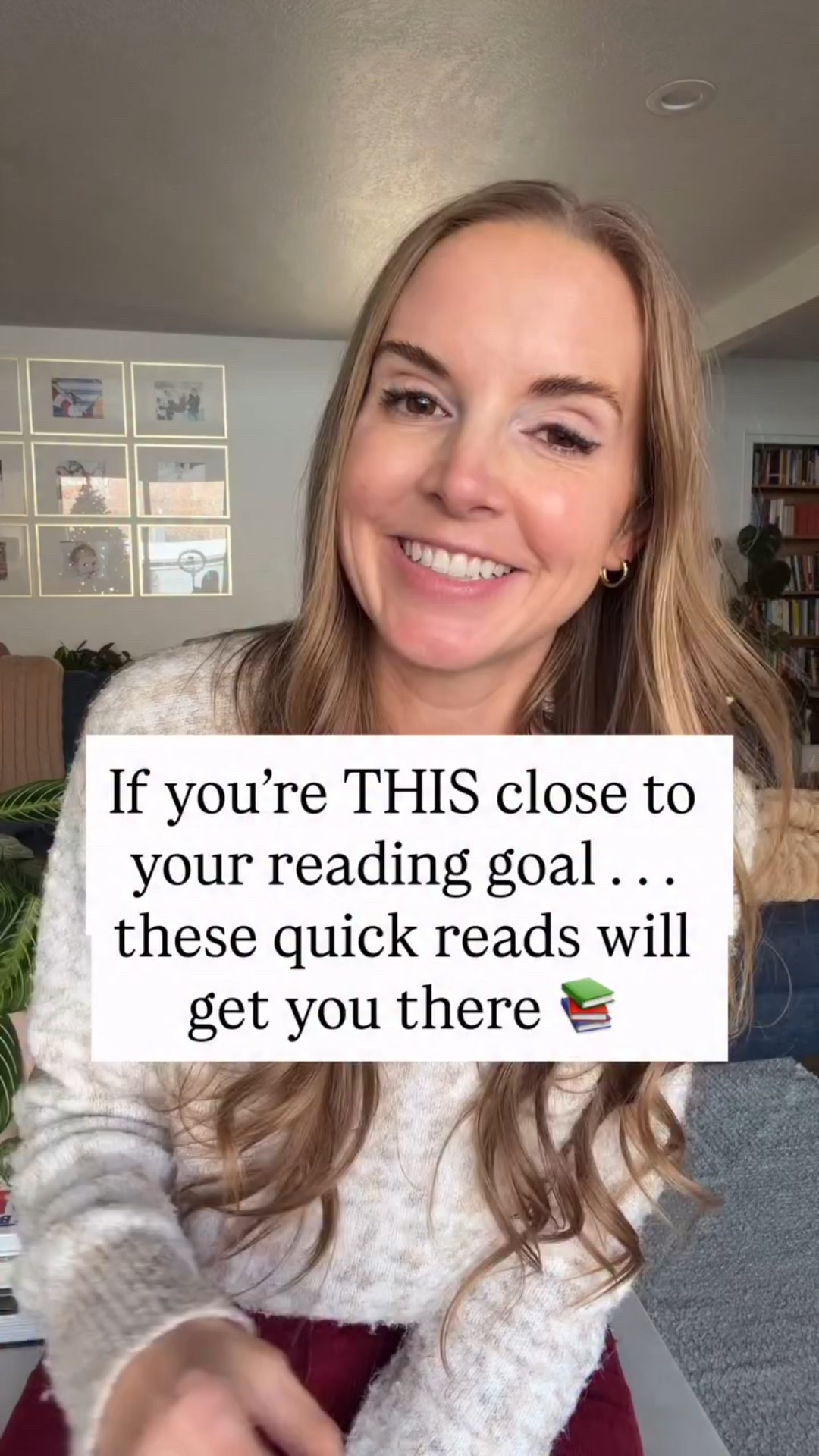 You might not have a reading goal and I think that’s great! 

But if you DO have a number of books in mind for 2025 (and I definitely do and I’m definitely behind!) and need a couple of quick reads to help you hit that magic number, these short reads are for you! 

I’ve linked this one plus some other favorites down below.