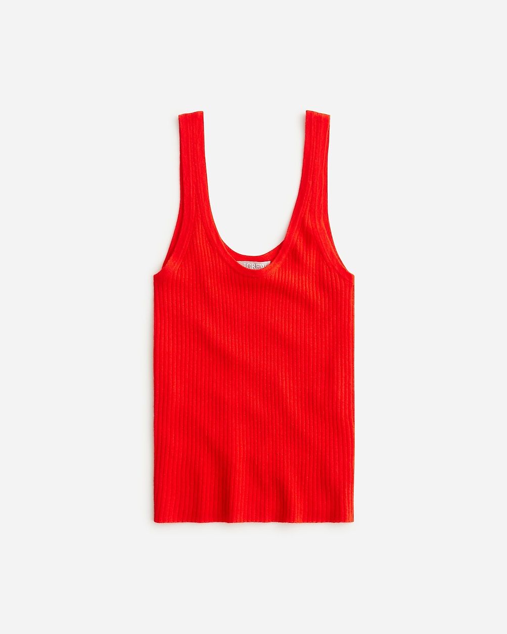 Featherweight cashmere ribbed tank top | J.Crew US