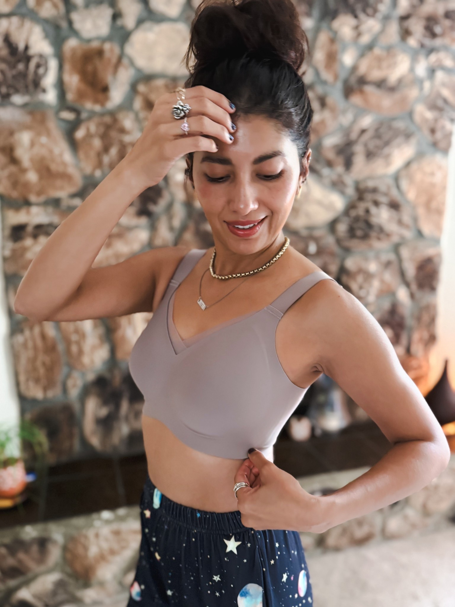 The bra I love sleeping in because it’s THAT comfortable 🤍
No underwire, seamless, full coverage, and lightweight with a pretty mesh lace design. Perfect for sleeping, lounging, and everyday wear — and it truly goes with any outfit. Size S.

wireless bra, seamless bra, no underwire bra, full coverage bra, sleep bra, lounge bra, comfy bra, everyday bra, mesh lace bra, soft bras, mom essentials, comfort wear

#LTKOver40 #LTKSeasonal #LTKFindsUnder50