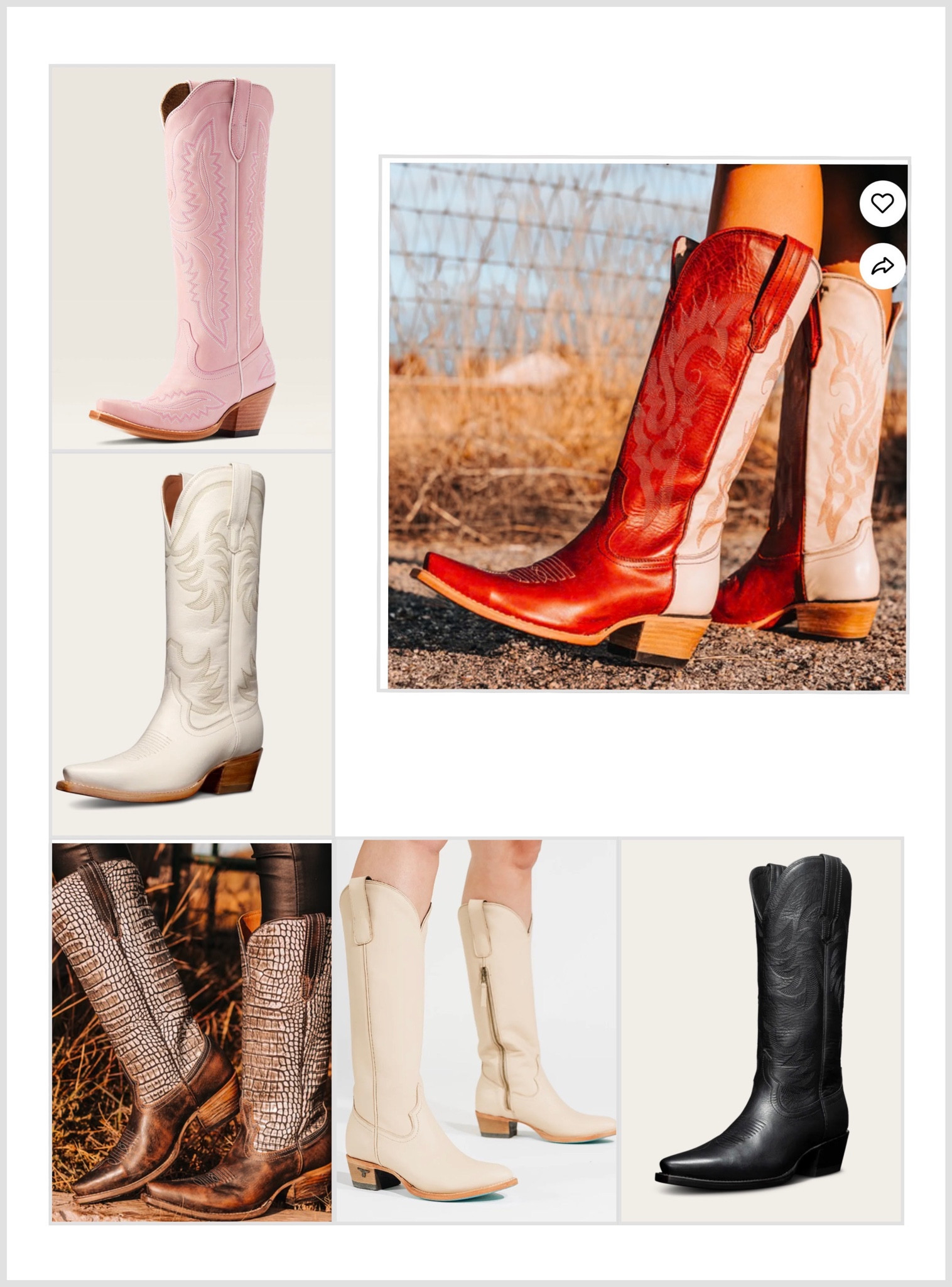 Cowboy boots 


#LTKshoecrush #LTKstyletip