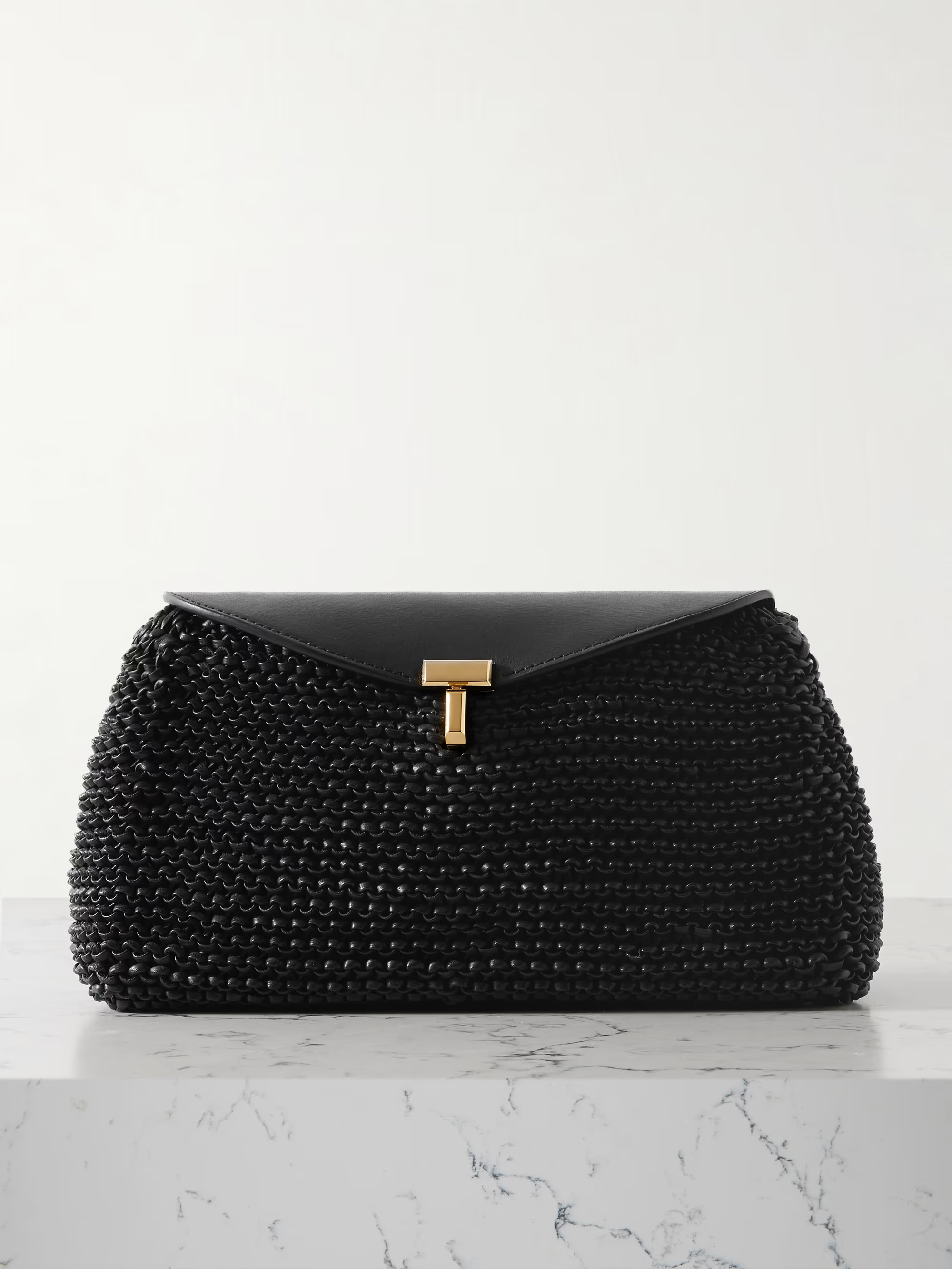 T-Lock woven leather clutch | NET-A-PORTER (UK & EU)