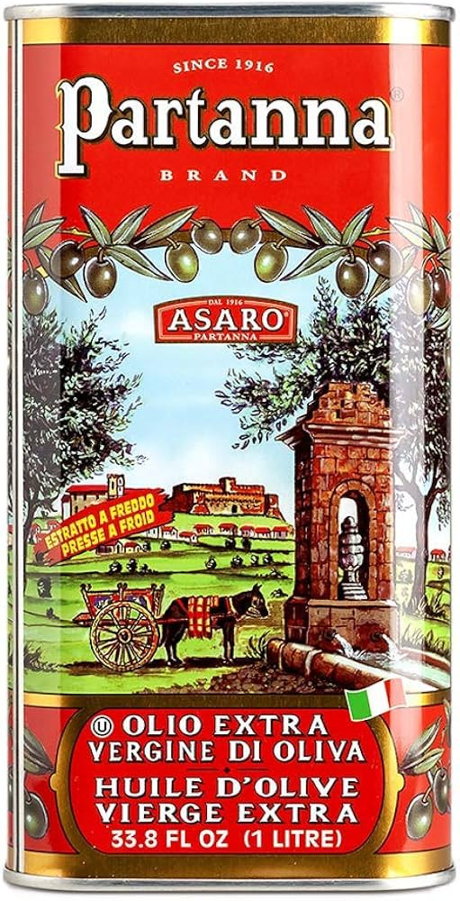 Partanna Extra Virgin Olive Oil, 34-Ounce | Amazon (US)