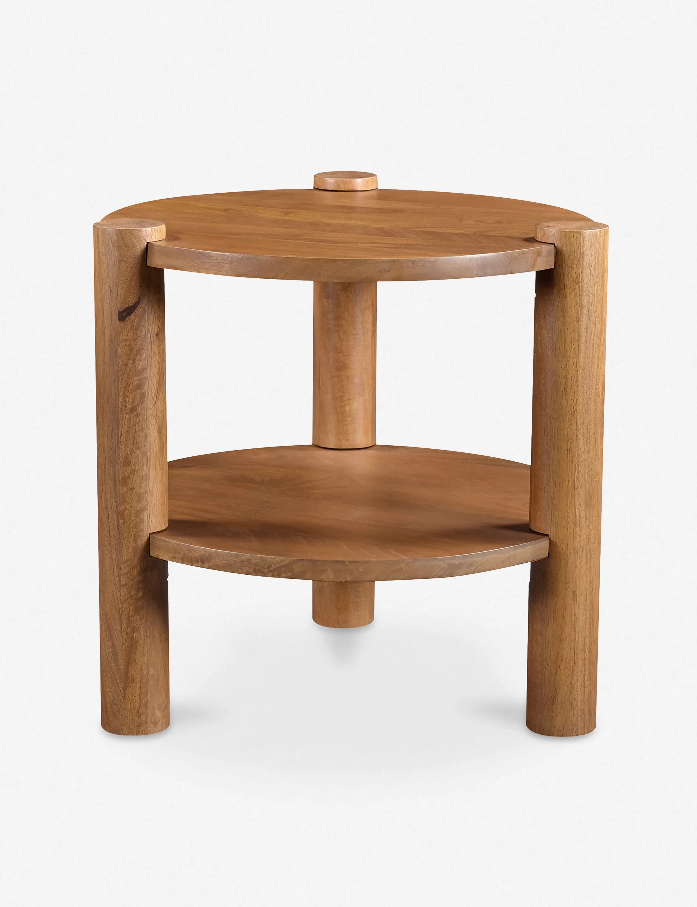 Hitchens Round Side Table, Natural | Lulu and Georgia 