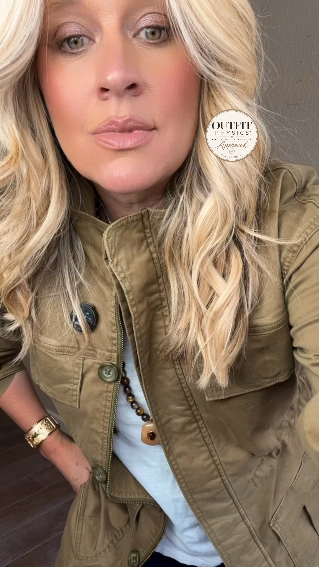 ✨Tap the bell, save and ❤️ start here over 40 fashion, midlife style, midsize fashion and luxury looks for less.  

⬇️Sizing information:
Medium (size down if in between sizes.) 

If utility jackets usually make you feel boxy, look for one that creates shape instead of hiding it. 🤍

This cinched-waist jacket does the work for us: it adds structure up top, defines the middle, and balances beautifully with relaxed jeans or trousers.

✨ Lift
✨ Skim
✨ Balance

That’s Outfit Physics™.

And I love that it gives us that polished equestrian look without the designer price tag. 

👑 Helping you look good, feel good.-Lindsey Denver   Check back daily for belly-friendly style, confidence, and Outfit Physics™.

#LTKOver40 #LTKPlusSize #LTKMidsize

Comment SHOP below to receive a DM with the link to this post on my LTK ⬇ https://liketk.it/6mXBJ

Comment SHOP below to receive a DM with the link to this post on my LTK ⬇ https://liketk.it/6mZk0