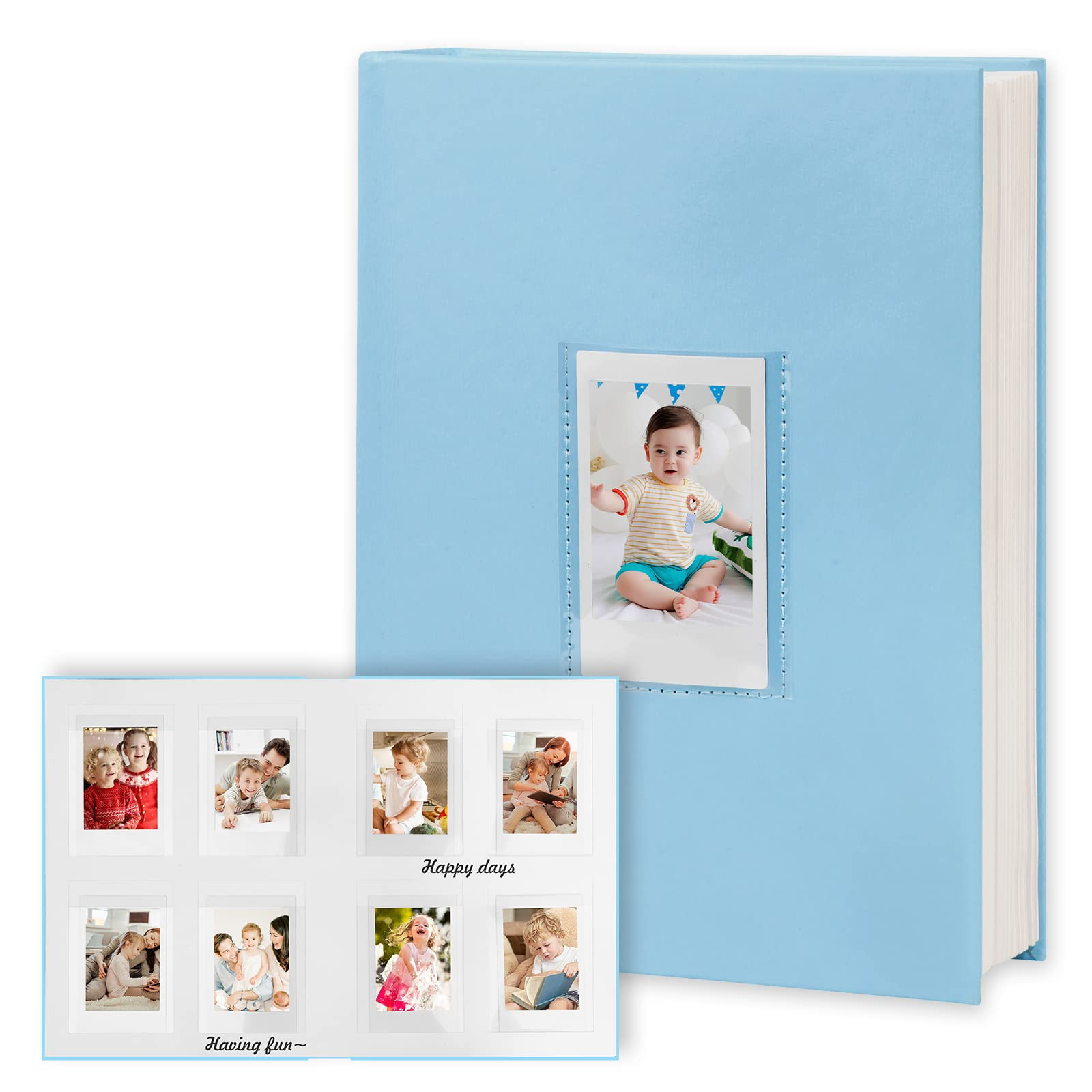 Hand-made Photo Album with Writing Space for Fujifilm Instax Mini Camera, 2x3 Photo Album Polaroi... | Amazon (US)
