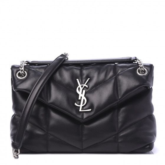 SAINT LAURENT

Lambskin Quilted Small Loulou Puffer Monogram Chain Satchel Black


33 | Fashionphile