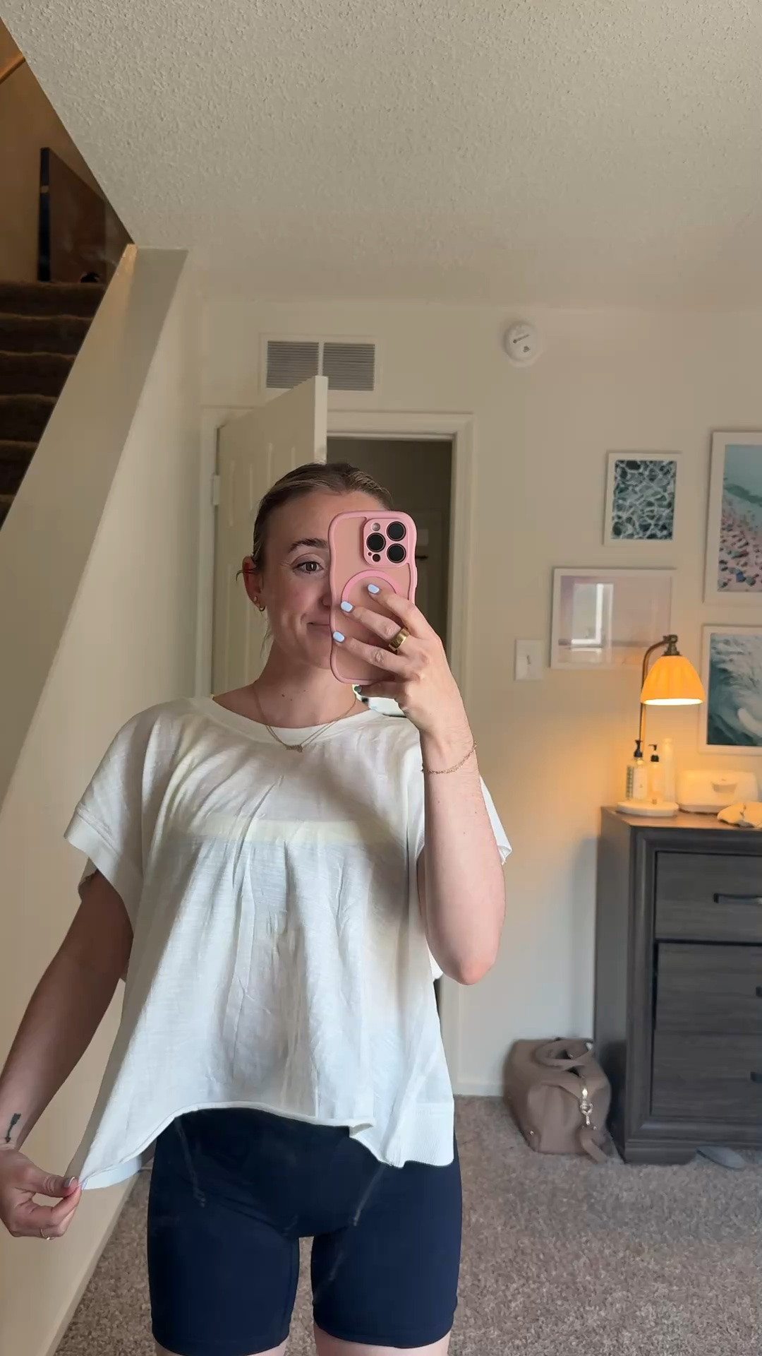 Loving this light weight t-shirt to throw over my activewear😍✨

#LTKmomlife #LTKfitnessgoals #LTKootd
