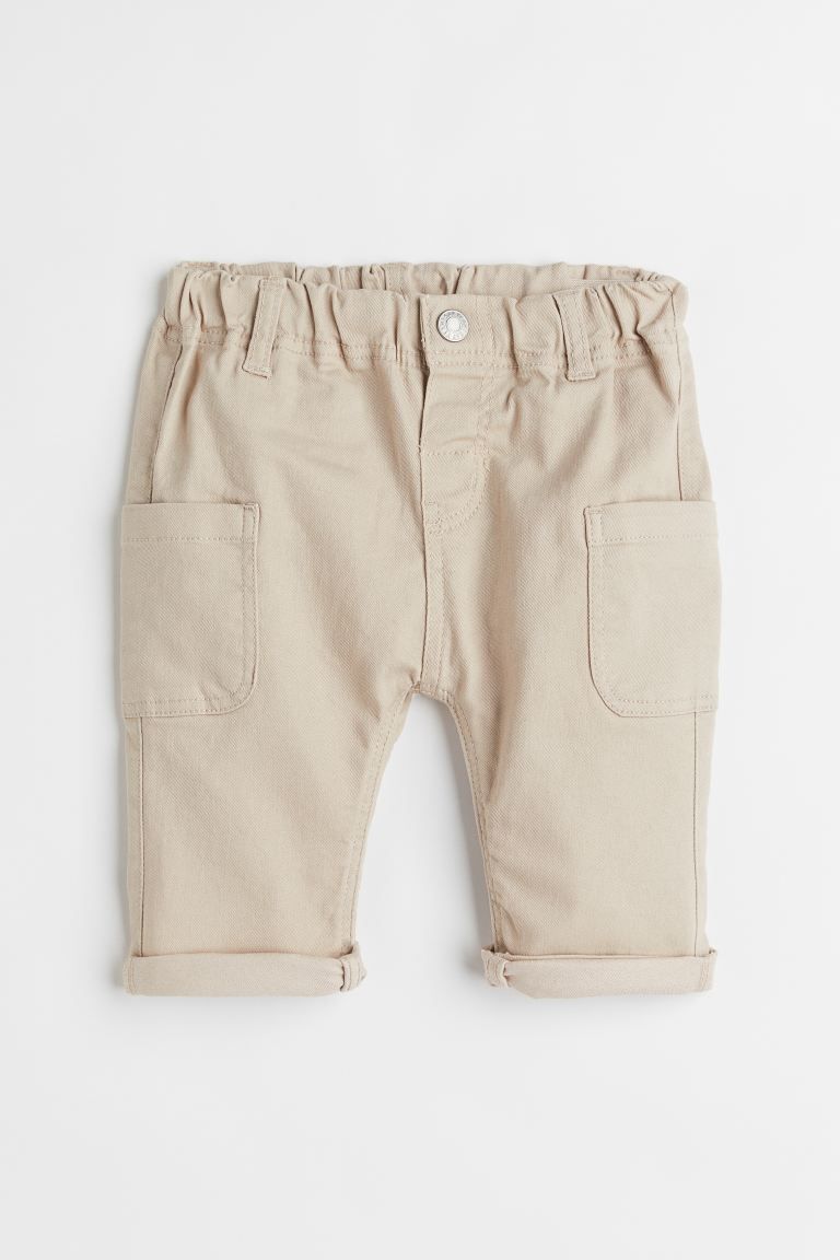Twill Pants with Leg Pockets | H&M (US + CA)
