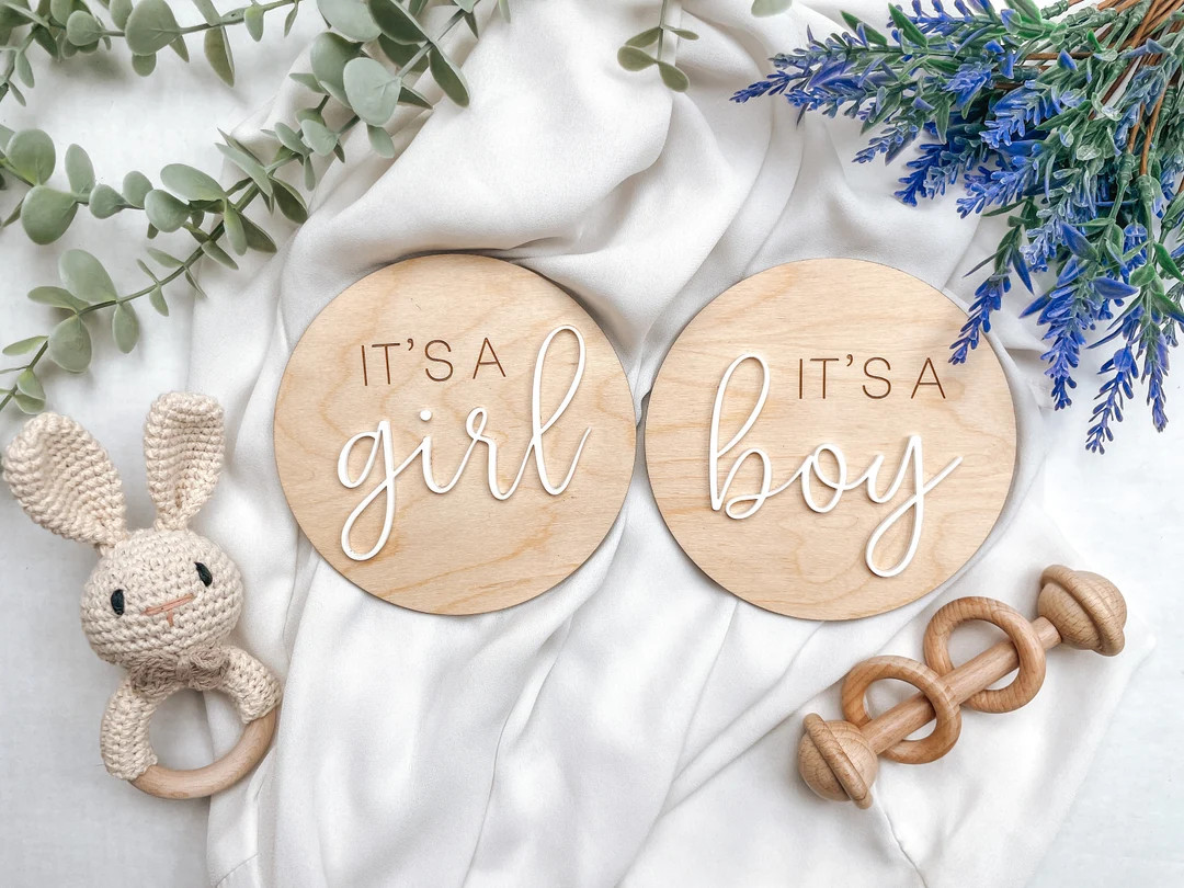 Surprise Gender Reveal Announcement Sign Its A Girl Its A Boy - Etsy | Etsy (US)