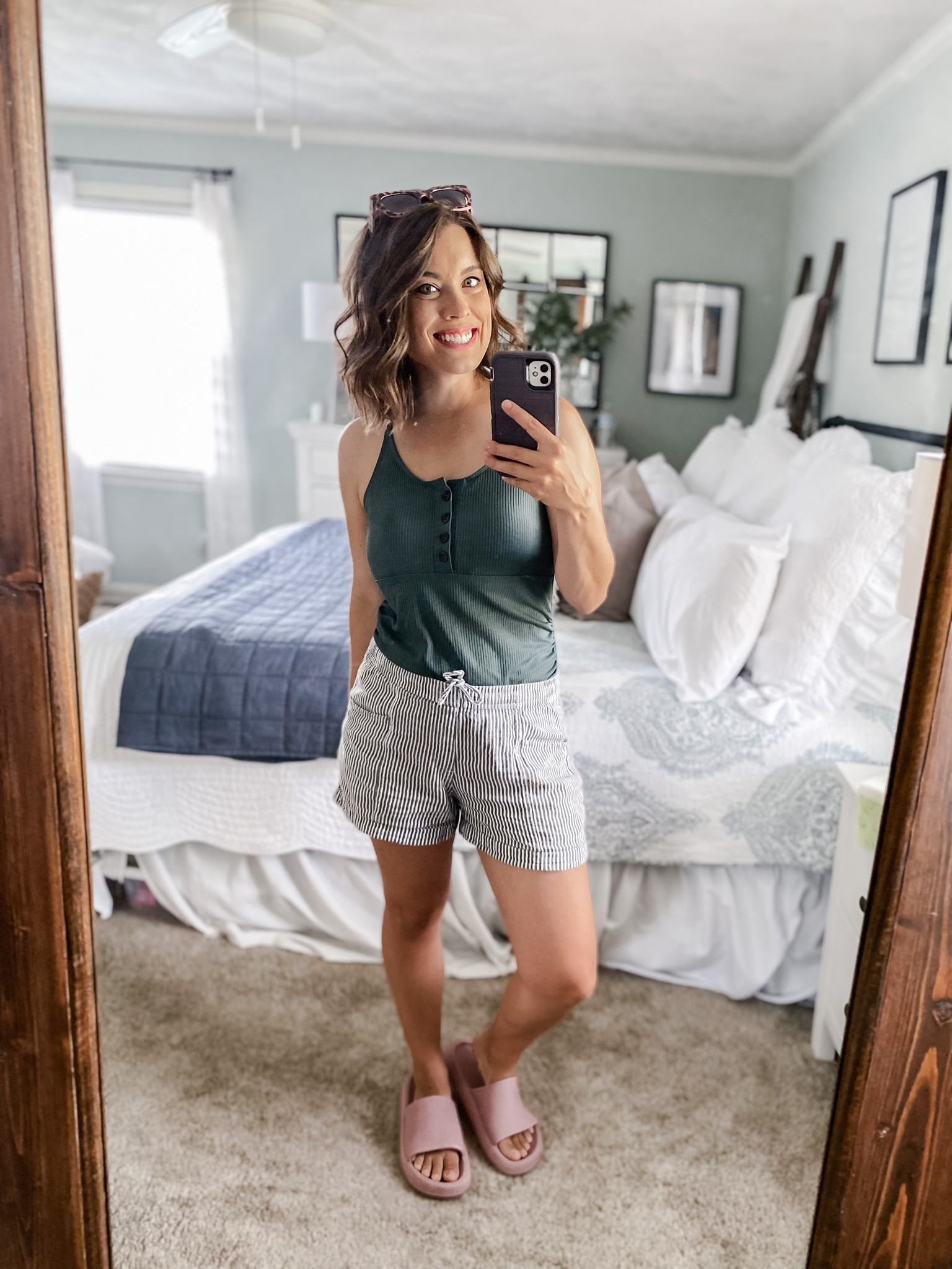 We’re spending the day in the OBX! ☀️⛱️ Those days aren’t what they used to be with three kids. Mama needs beachwear that is comfortable and easy to chase around toddlers. 🙃

Nursing-friendly one-piece swimsuit that’s perfect for maternity AND postpartum, my favorite sunglasses right now, and the comfiest cloud slides! 👏🏼

#LTKswim #LTKSeasonal #LTKFind