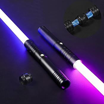 Oomyeh 2 in 1 Dueling Lightsaber Alloy Handle 15 Colors Light Saber Type-C Rechargeable 3 Modes L... | Amazon (US)