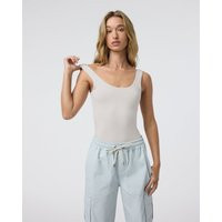 Vuori Sleeveless Halo Bodysuit | Ecru Heather | XL | Vuori Clothing (US & Canada)