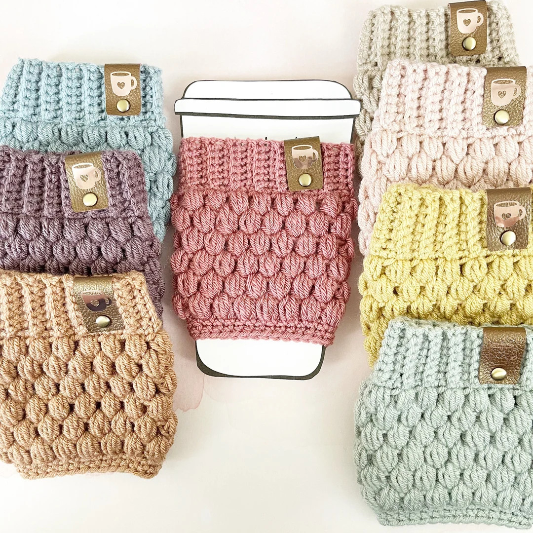 Crochet Coffee Cup Cozy Drink Cozy Crochet Cozy Coffee Cozy Iced Coffee Cozy Coffee Cup Sleeve Cu... | Etsy (US)