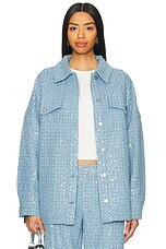 BY.DYLN Valentino Jacket in Blue from Revolve.com | Revolve Clothing (Global)