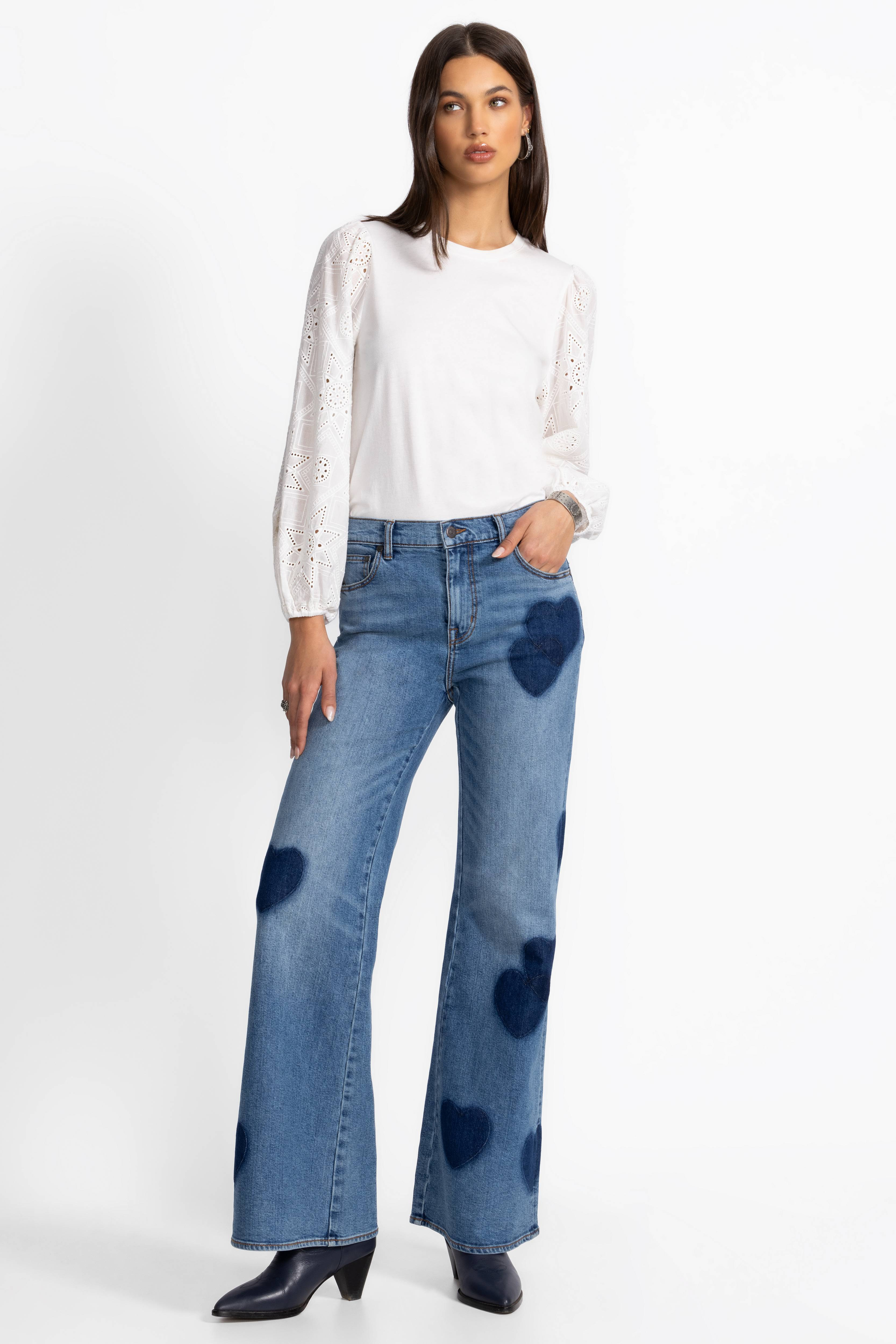 THE STRAIGHT FLARE JEAN | Johnny Was | Johnny Was