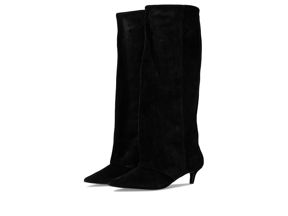 Steve Madden Luca Women's Boots Black Suede : 9.5 M | Zappos