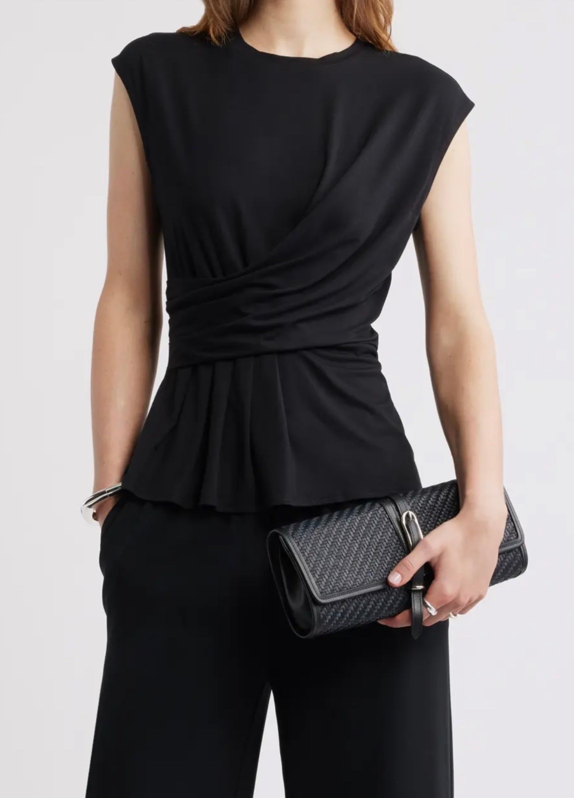 Black wrap top

#LTKootd #LTKgrwm #LTKdayinmylife