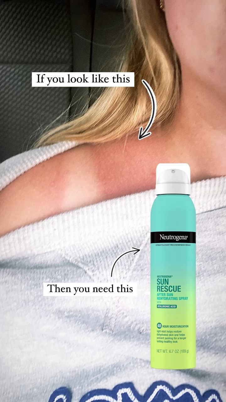 Better than aloe! The Neutrogena Sun Rescue is the latest addition to my beach/pool bag. Eliminated sunburn overnight, plus prevents your skin from peeling  

#LTKunder50 #LTKSeasonal #LTKtravel