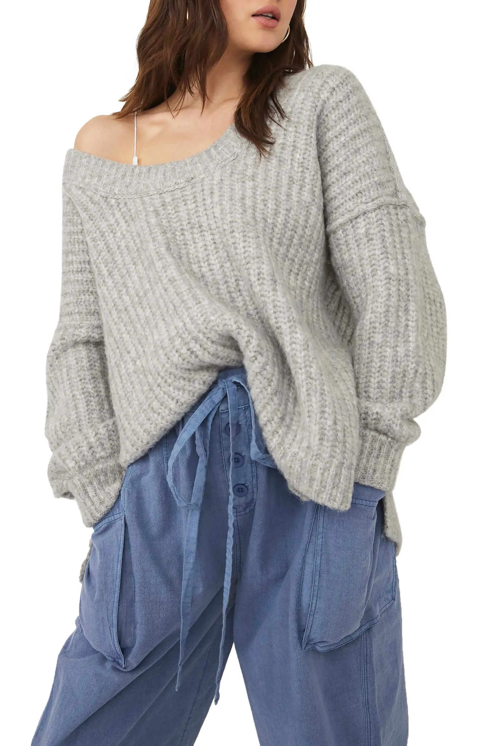 Free People Blue Bell V-Neck Sweater | Nordstrom | Nordstrom