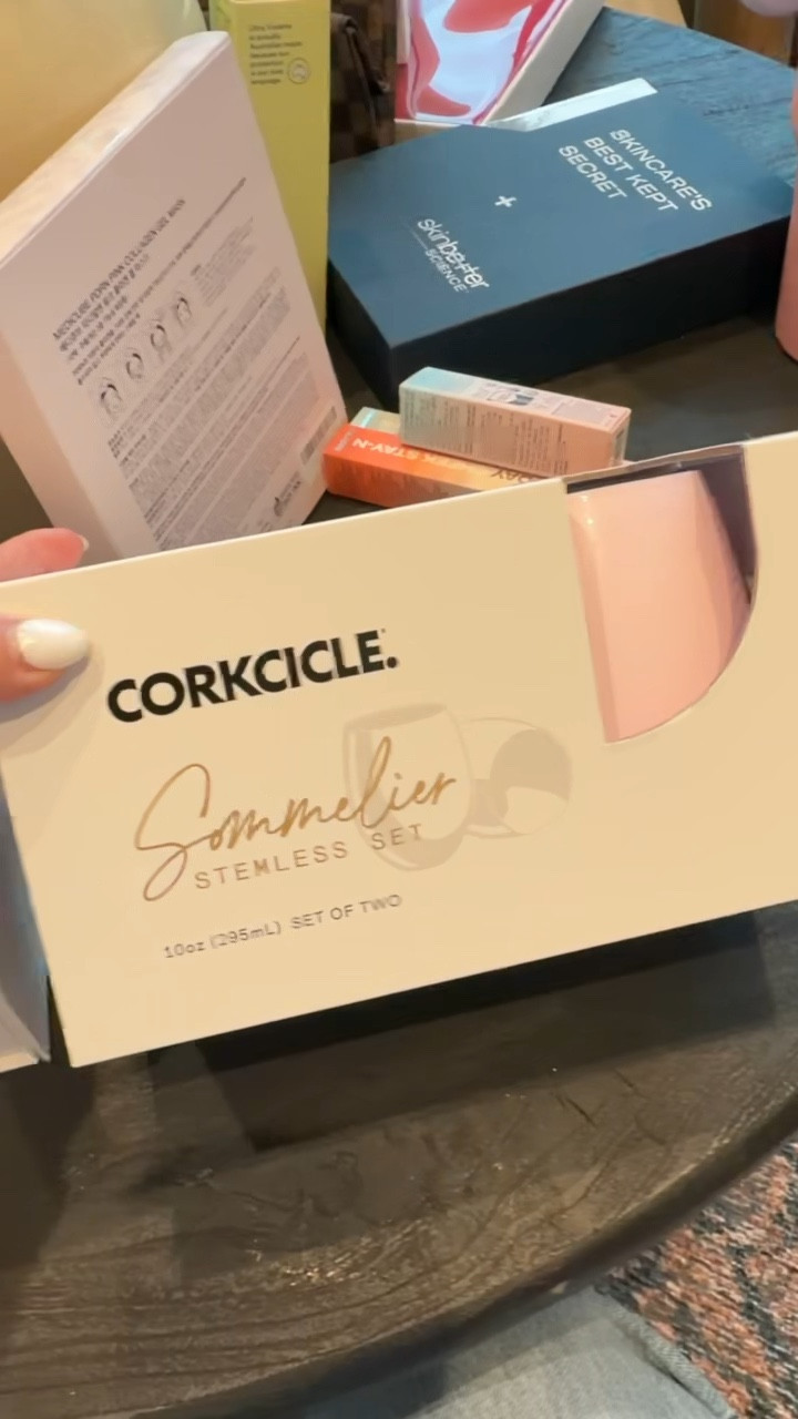 Corckcicle sommelier stemless wine glass set! Great for travel and outdoors! 
My favorite medicube jelly mask 

#LTKselfcare #LTKOver40 #LTKValentine