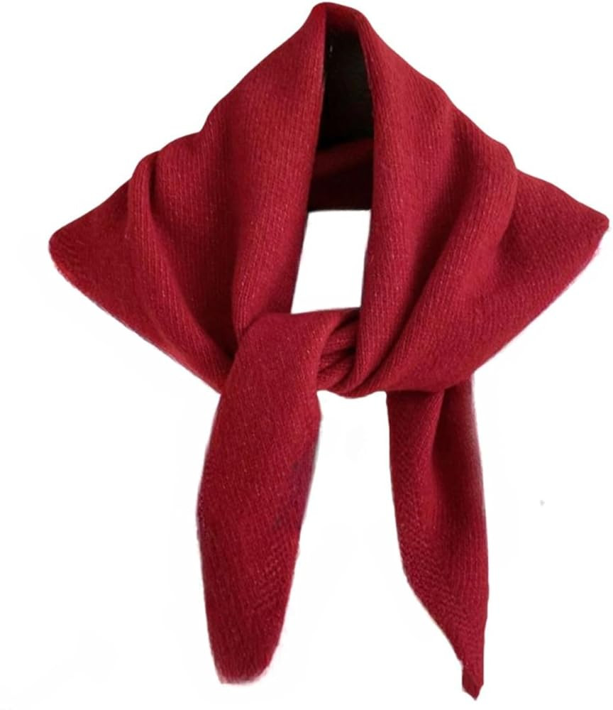 Knitted Triangle Scarf for Women Y2k Head Scarf Downtown Girl Aesthetic Accessories Streetwear Tr... | Amazon (US)