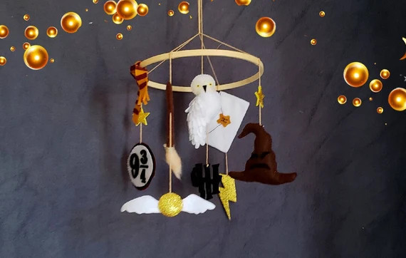 Wizard Baby Crib Mobileharry Baby Mobilesnow Owl Crib - Etsy | Etsy (US)
