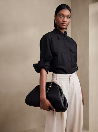 Tessa Oversized Utility Shirt | Banana Republic (US)