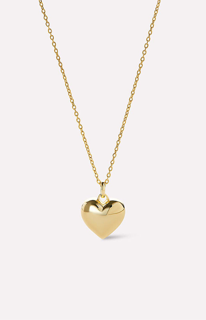 Ana Luisa Lev Small Gold Heart Necklace | PacSun