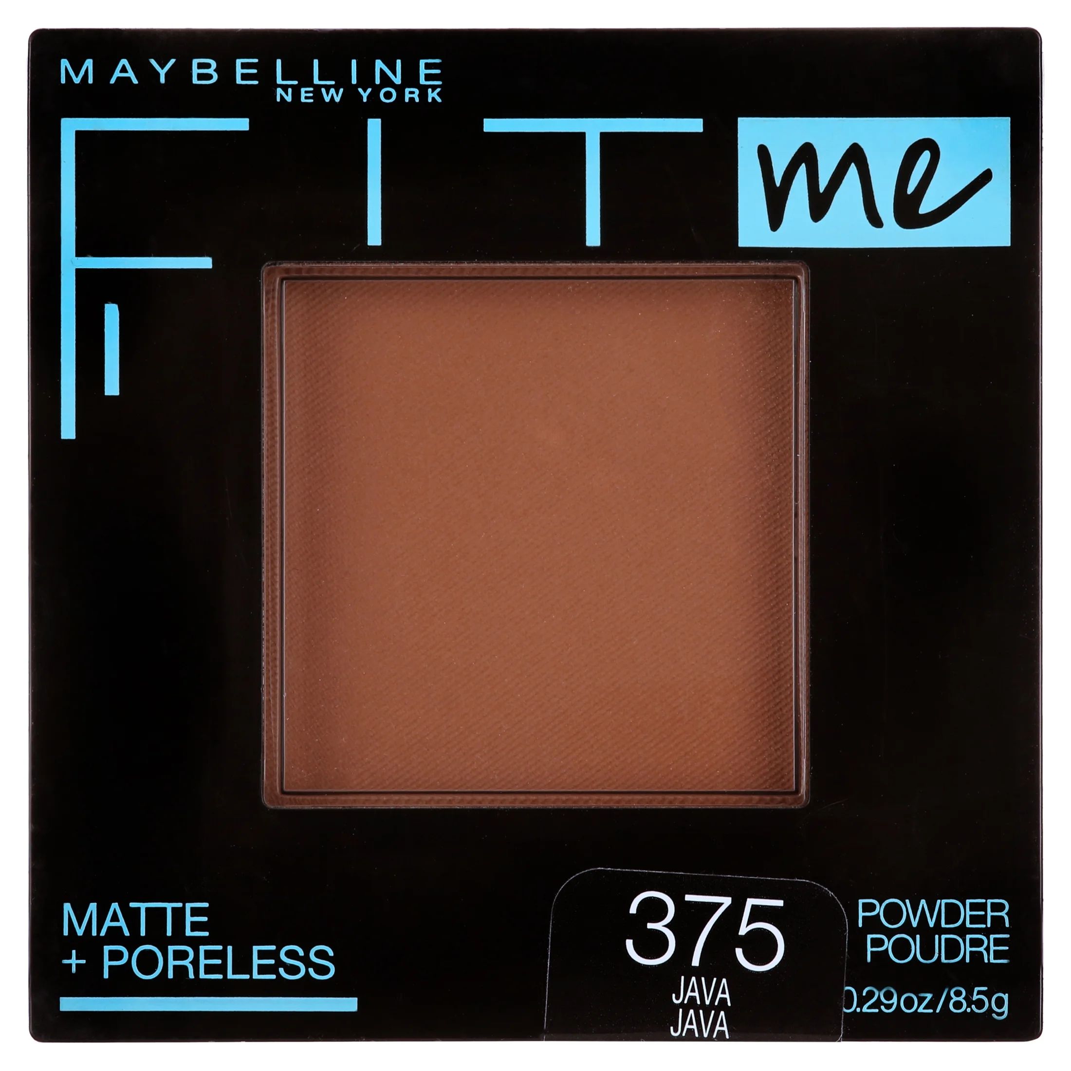 Maybelline Fit Me Matte Poreless Pressed Face Powder Makeup, Java, 0.29 oz | Walmart (US)