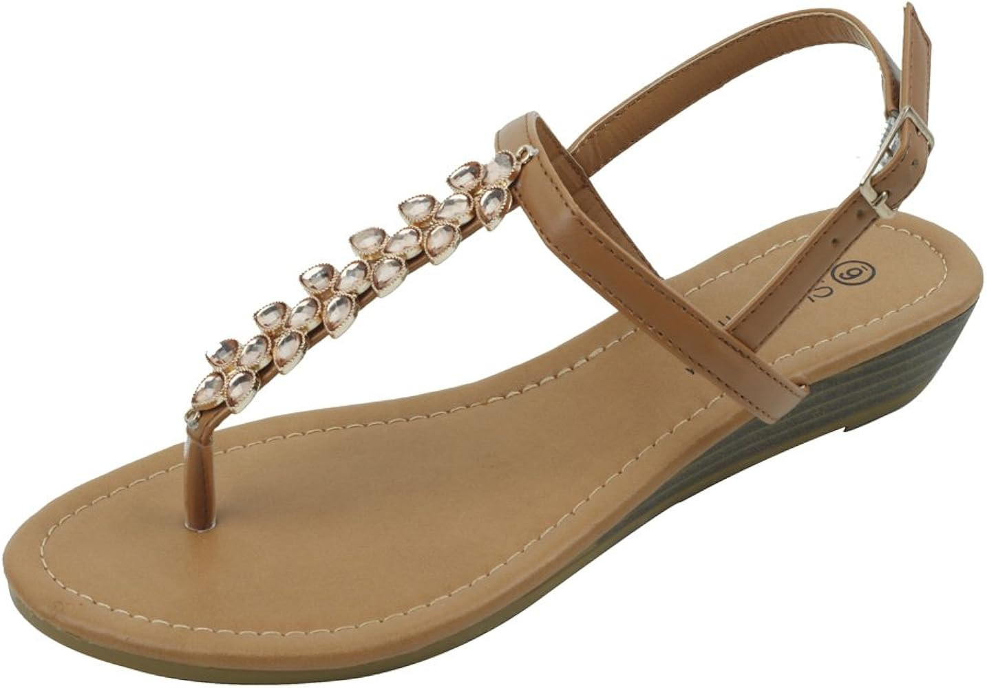 Island Wear Womens Fashion Gladiator Sandals Flats Thongs | Amazon (US)