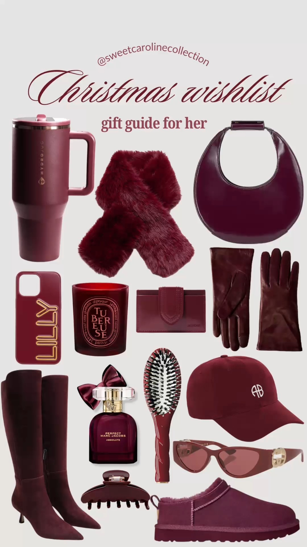 Holiday Gift Guide her 🎁✨

Bala weights, candle, sleep mask, slippers, red light therapy, salt and stone, face roller, Hatch alarm, tea kettle, homebody, cozy edit, bath robe, hotel robe, Serena and Lily, Mackenzie Childs, slippers, candle, lip mask, eye mask, aroma diffuser, socks, pajamas, blanket, bombas, Nordstrom, gift guide, skims, Smeg, canopy, diffuser, fellow, tea kettle, caraway, pot and pan set, voluspa? Blanket, parachute, luigi bormioli, barefoot dreams, wine chiller, nest, candle, vinglace, cocktail shaker, electric kettle, Goop, cookware set, ted baker, blanket, under 300, under 200, under 150, under 100, gift guide, for her, OHOM, Upwest, under 50, home, beauty, perfume, candle, mug, mug warmer, bra, bracelet, Christmas gifts, holiday, seasonal, best sellers, necklace, Chanel, sneakers, new balance, Ugg, bucket hat, Nike, sweatshirt, tennis bracelet, lipstick, slippers, under 50, sweet Caroline collection#LTKhome

#LTKFindsUnder100 #LTKHoliday #LTKGiftGuide