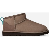 UGG® Classic Ultra Mini Boot in Caribou/Sapphire Ice, Size 8, Shearling/Polyester | UGG (UK)