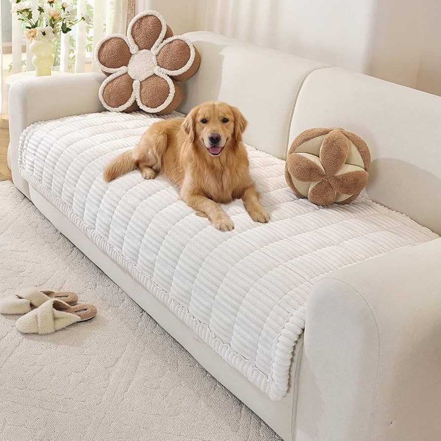 OstepDecor Washable Couch Cover for Dogs, Thick Pet Friendly Sofa Covers, Soft Couch Protector, P... | Amazon (US)