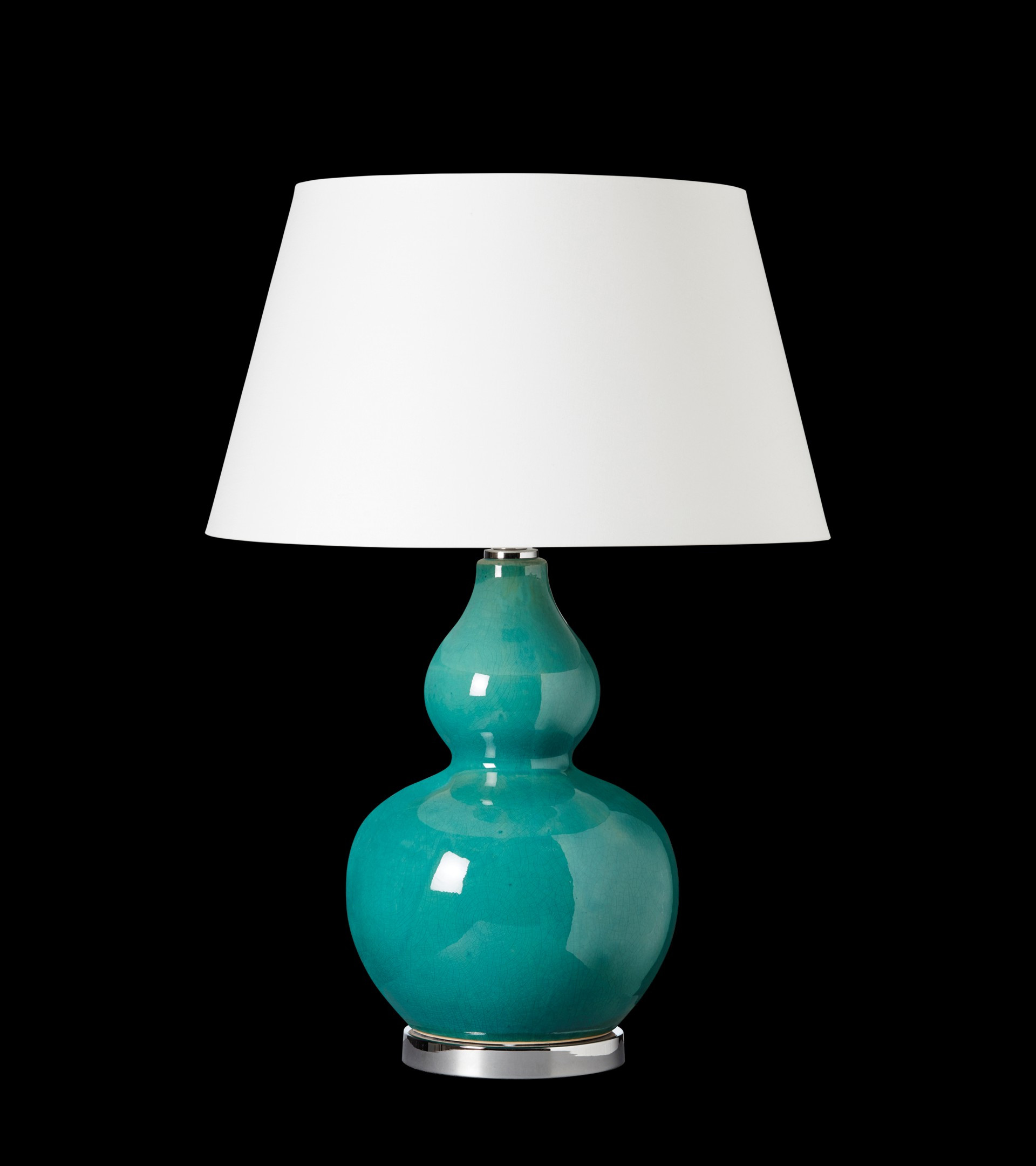Calabash Table Lamp - Teal | OKA UK
