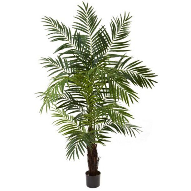 Nearly Natural 6' Areca Palm Artificial Tree, Green - Walmart.com | Walmart (US)