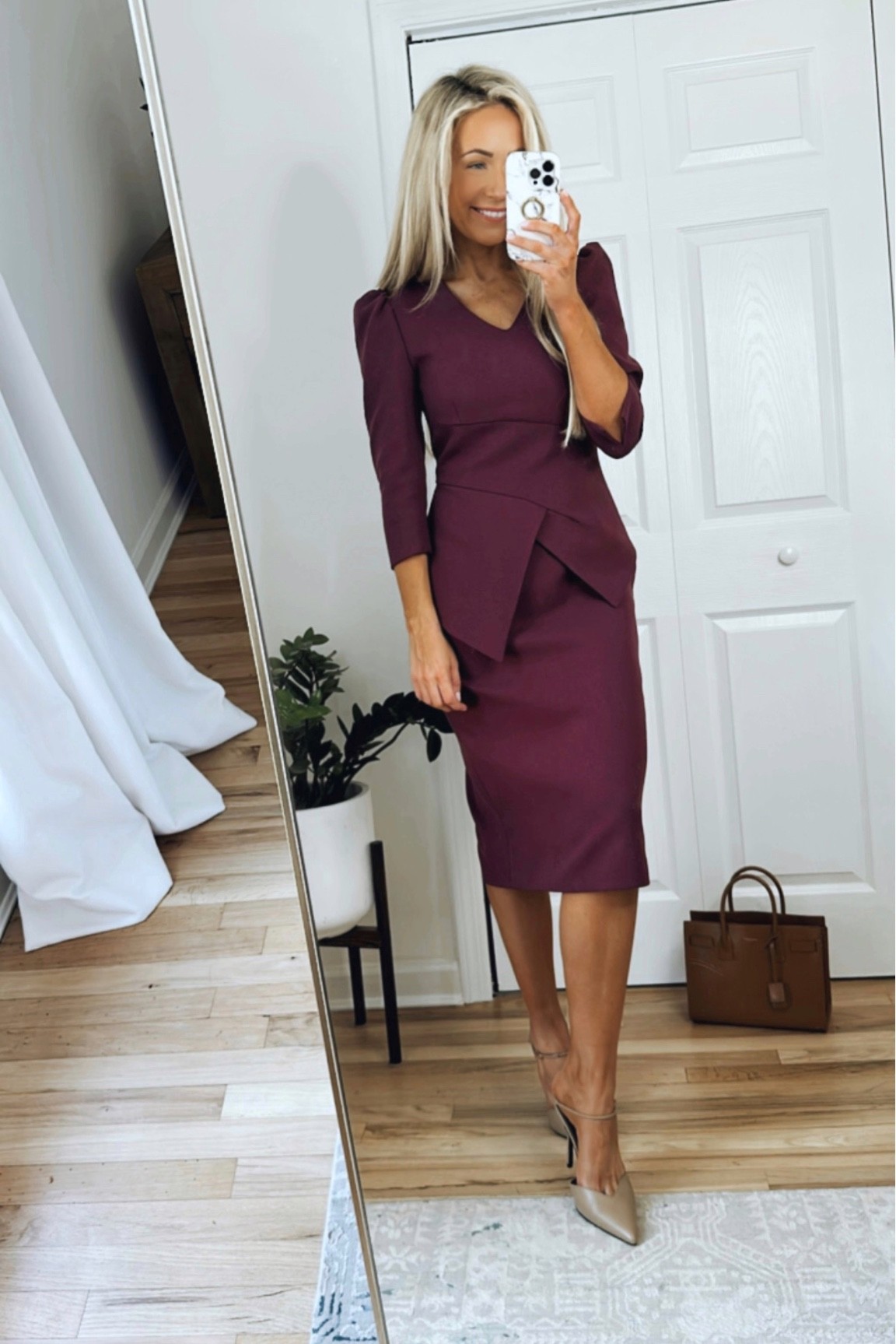 crepe work dress