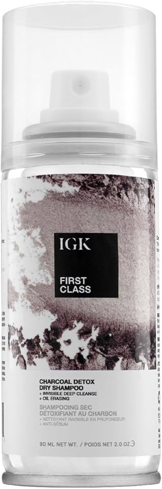 IGK FIRST CLASS ﻿Charcoal Detox Dry Shampoo for Oily Hair | Balances Oil + Soothes Scalp + Volu... | Amazon (US)