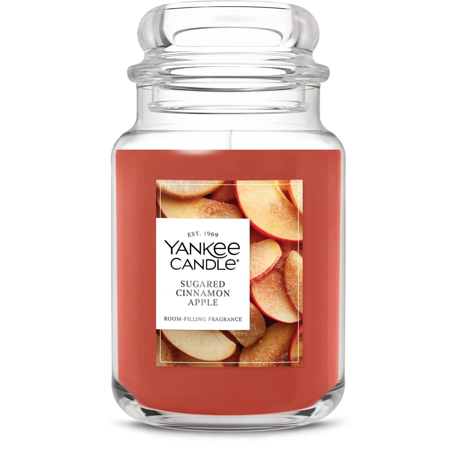 Yankee Candle Sugared Cinnamon Apple Original Large Jar Scented Candles, 22 oz | Walmart (US)