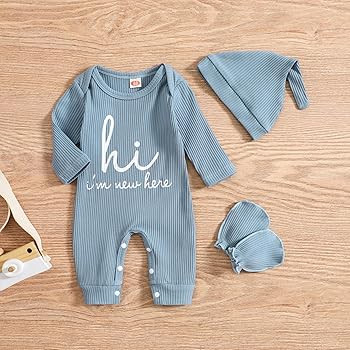 Newborn Baby Boys One-piece Romper Infant Outfit | Amazon (US)
