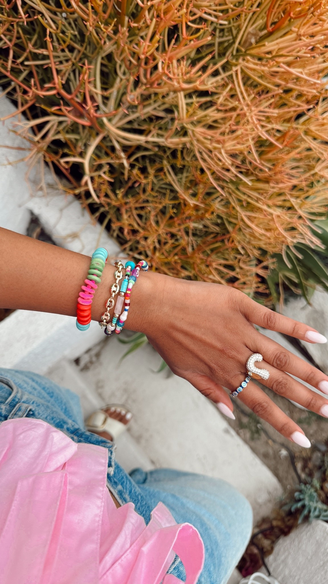 Fav bracelet stack!!! @ALLIE+BESS code: JULIA20