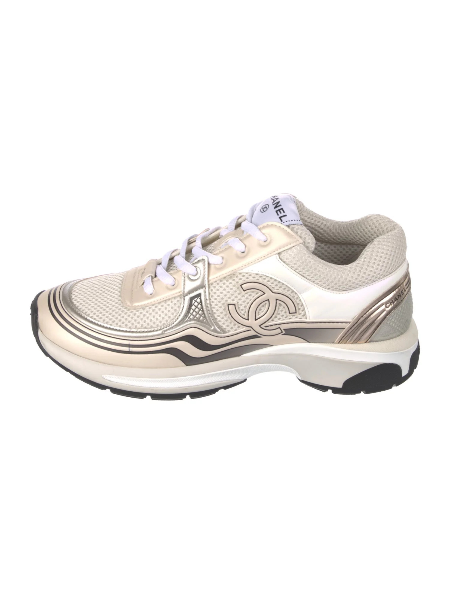 2023 Interlocking CC Logo Chunky Sneakers | The RealReal