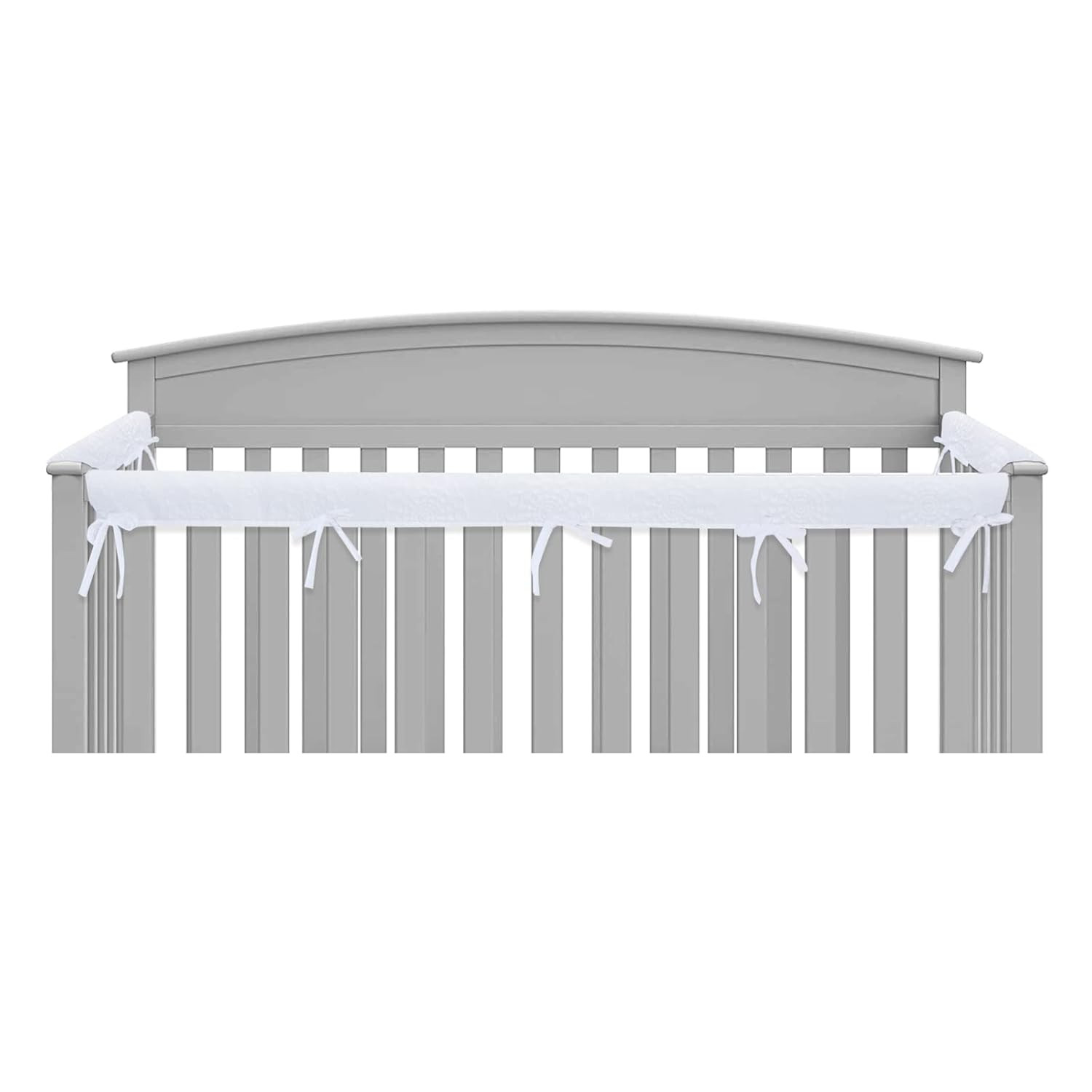 Crib Rail Teething Guard White, 3 Pieces,1 for Front Rail and 2 for Side Rails | Amazon (US)