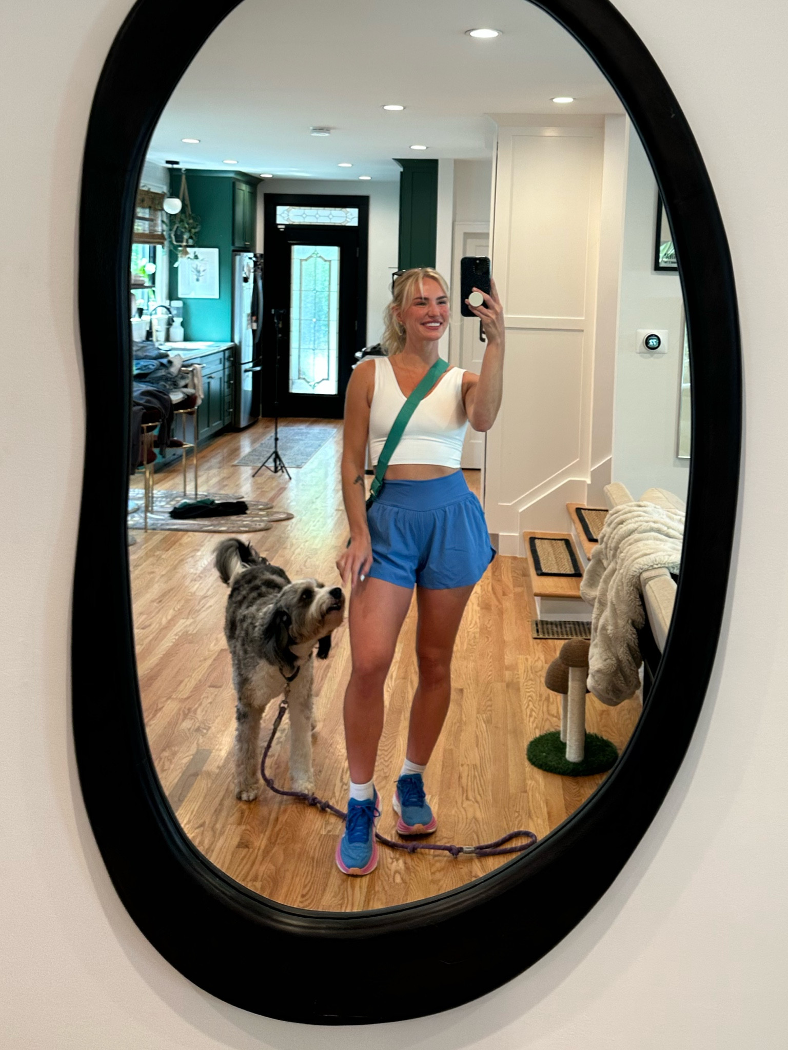 Dog walking outfit- the top is a really high support bra/tank. Everything runs true to size!

#LTKfit #LTKstyletip