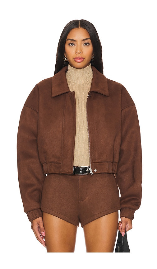 Nakedvice The Selene Jacket in Chocolate. - size S | Revolve Clothing (Global)