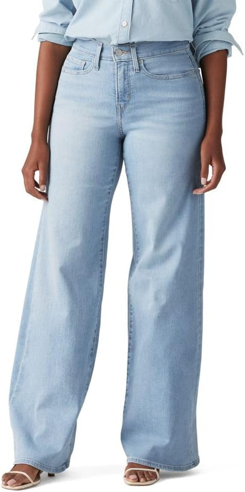 Levi's Women's 318 Shaping Wide-Leg Jeans | Amazon (US)